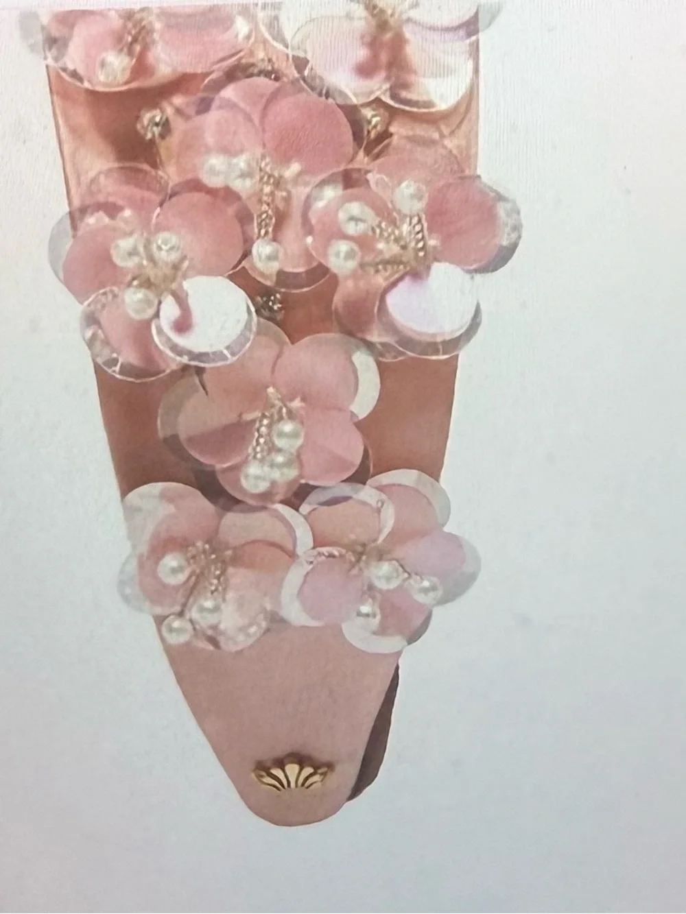 Lele Sadoughi satin blush